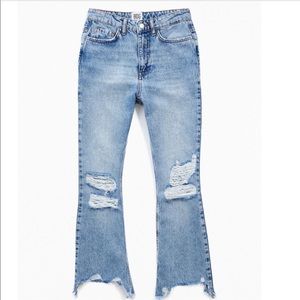 BDG Wilco High-Waisted Cropped Flare Jean